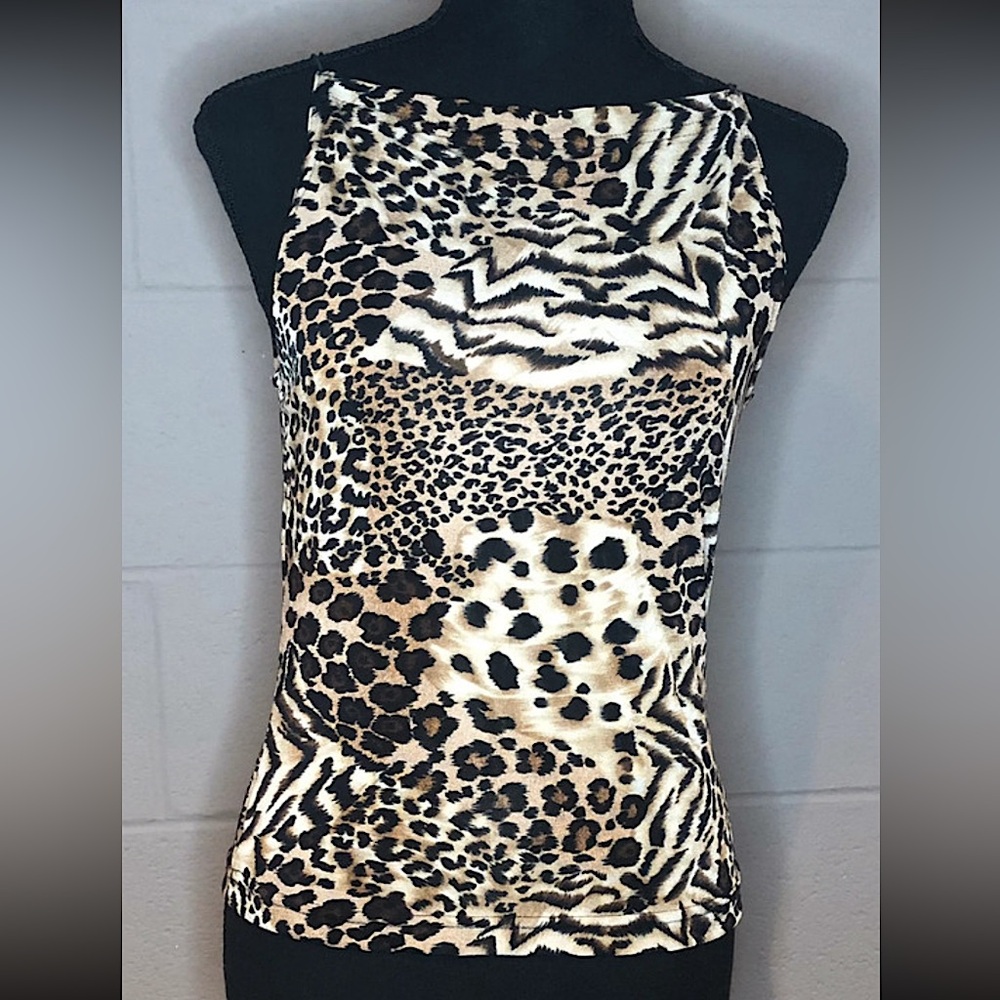 Vintage animal print tank